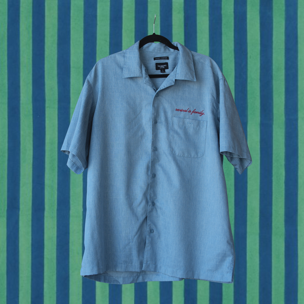 Haggar Textured Button-Up (Short Sleeve)