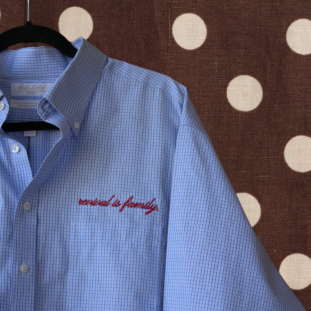 Gold Label Micro-Check Button-Up