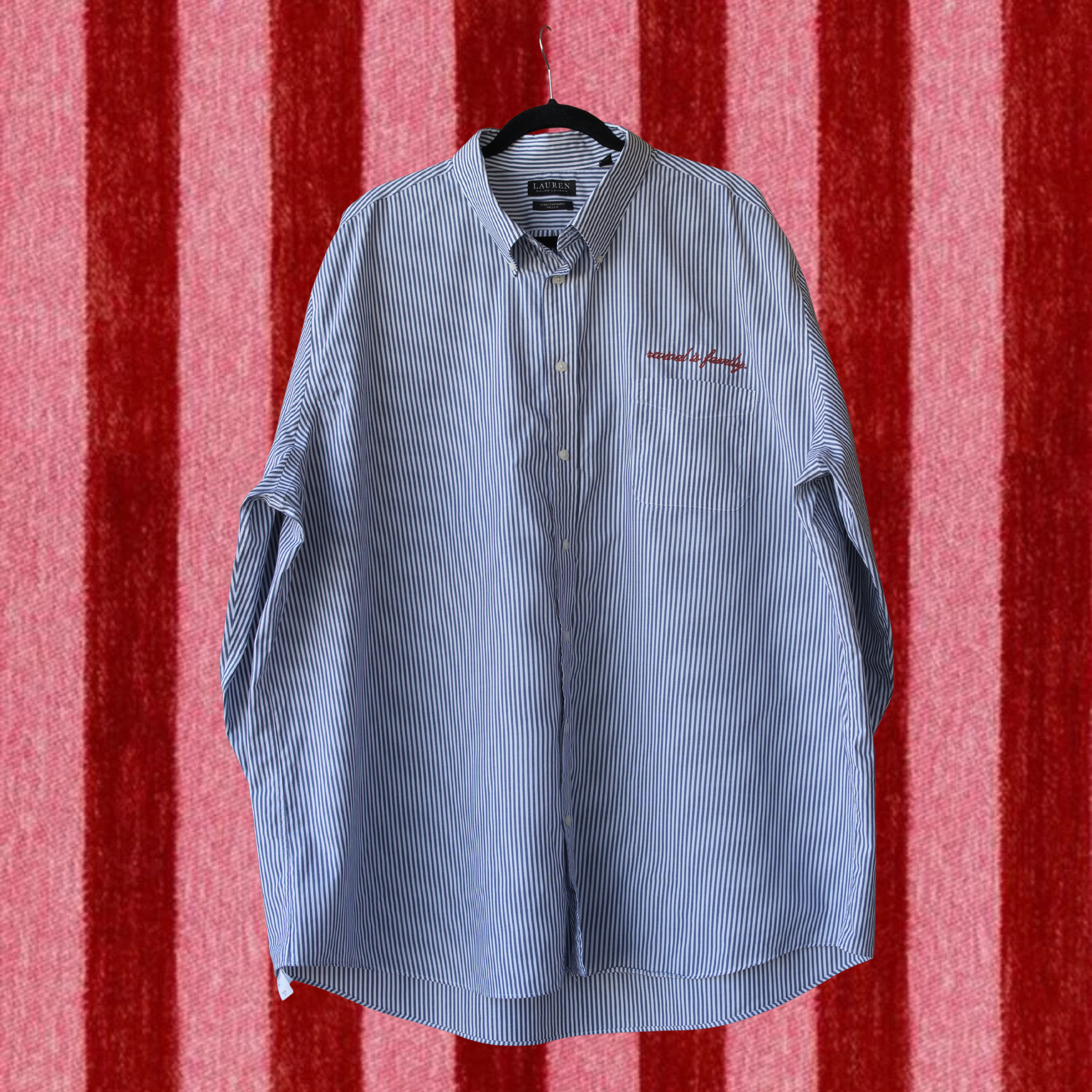 Ralph Lauren Vertical Stripe Button-Up